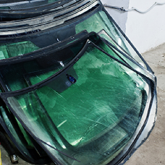 odpad avtostekla